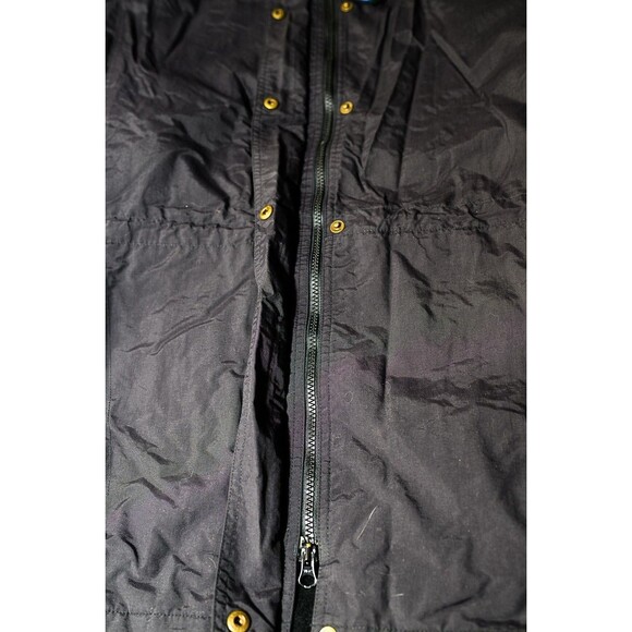 L.L. Bean womens black jacket fleece lined XL reg O FG76 snow ski winter SEE - Picture 8 of 8